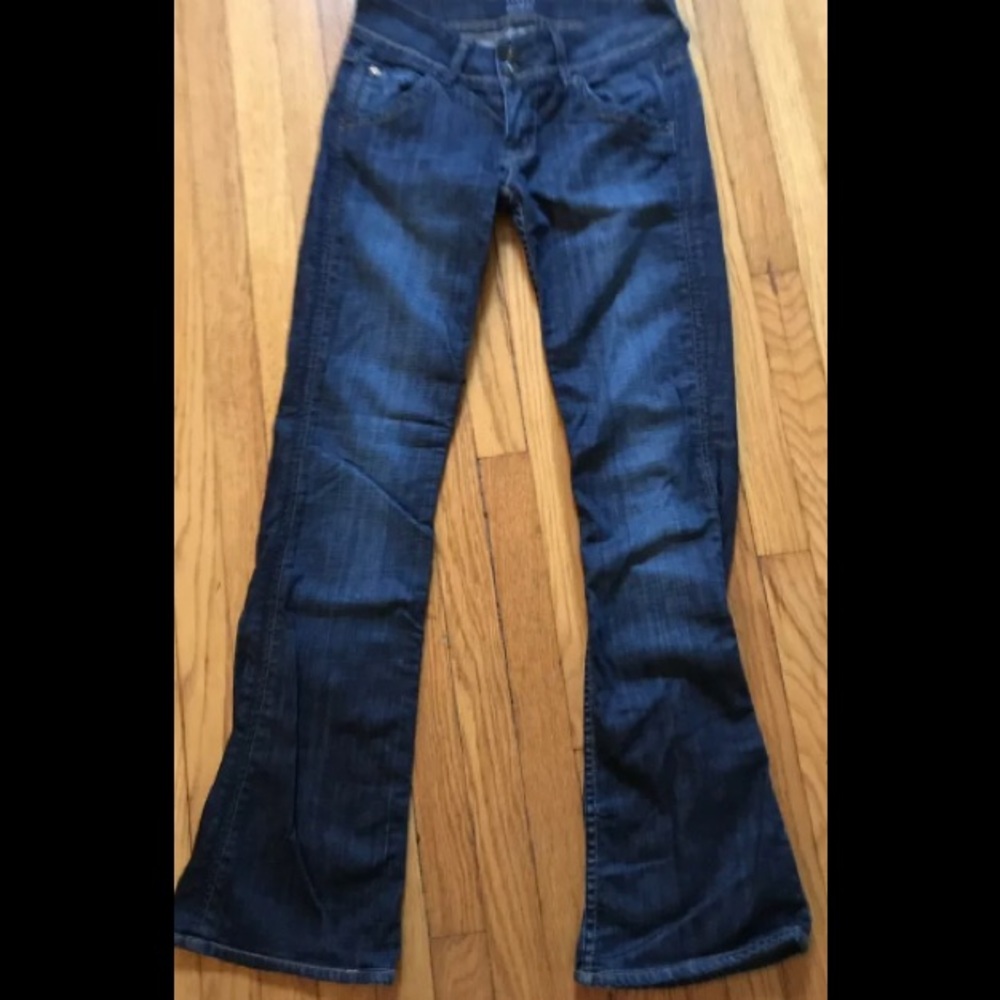 Women’s Hudson distressed flare leg jeans size 26